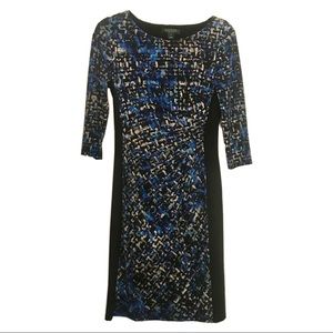 Lauren Ralph Lauren Tucked Printed Jersey Dress